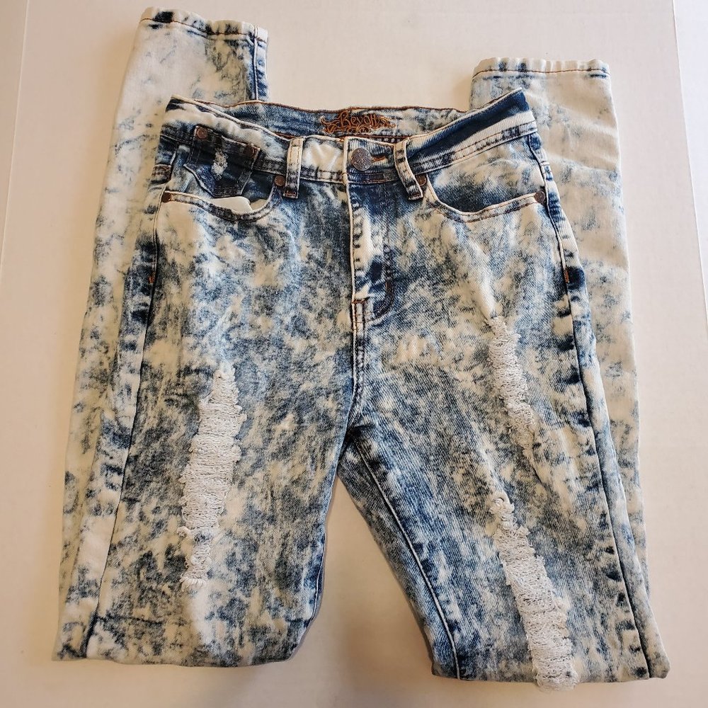 Revolution Revolt acid wash Skinny Jeans size 7